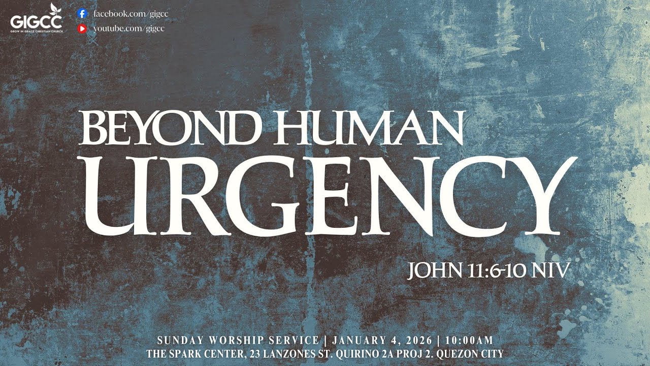 BEYOND HUMAN URGENCY | January 4, 2026, 10 AM @ The Spark Center.