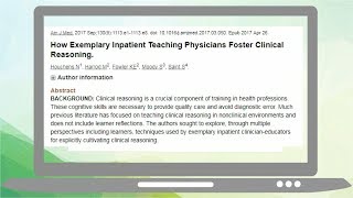 How Exemplary Inpatient Teaching Physicians Foster Clinical Reasoning