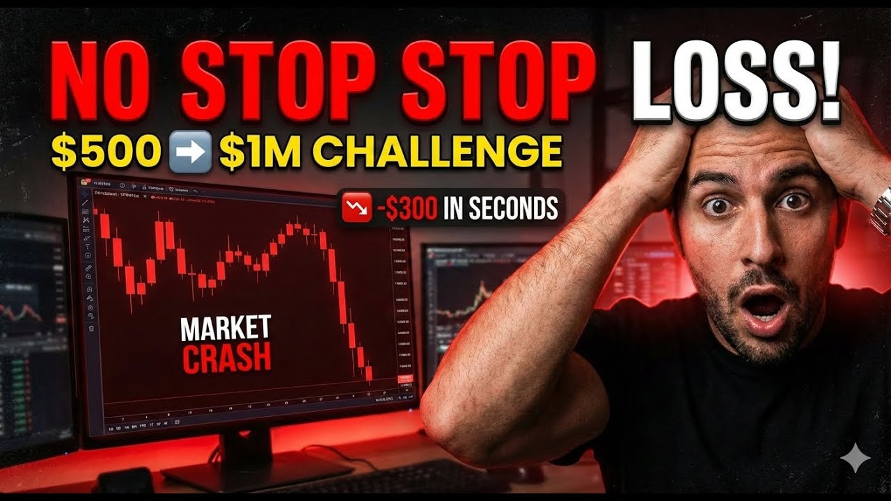 Small Account Mistake: Trading With No Stop Loss | $500 to $1M Journey