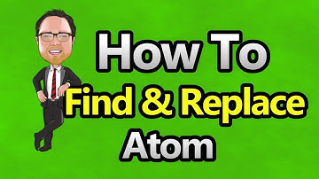 Atom - Find and Replace
