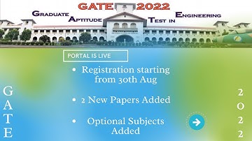 Gate 2022 Portal Live😎✌️🤟