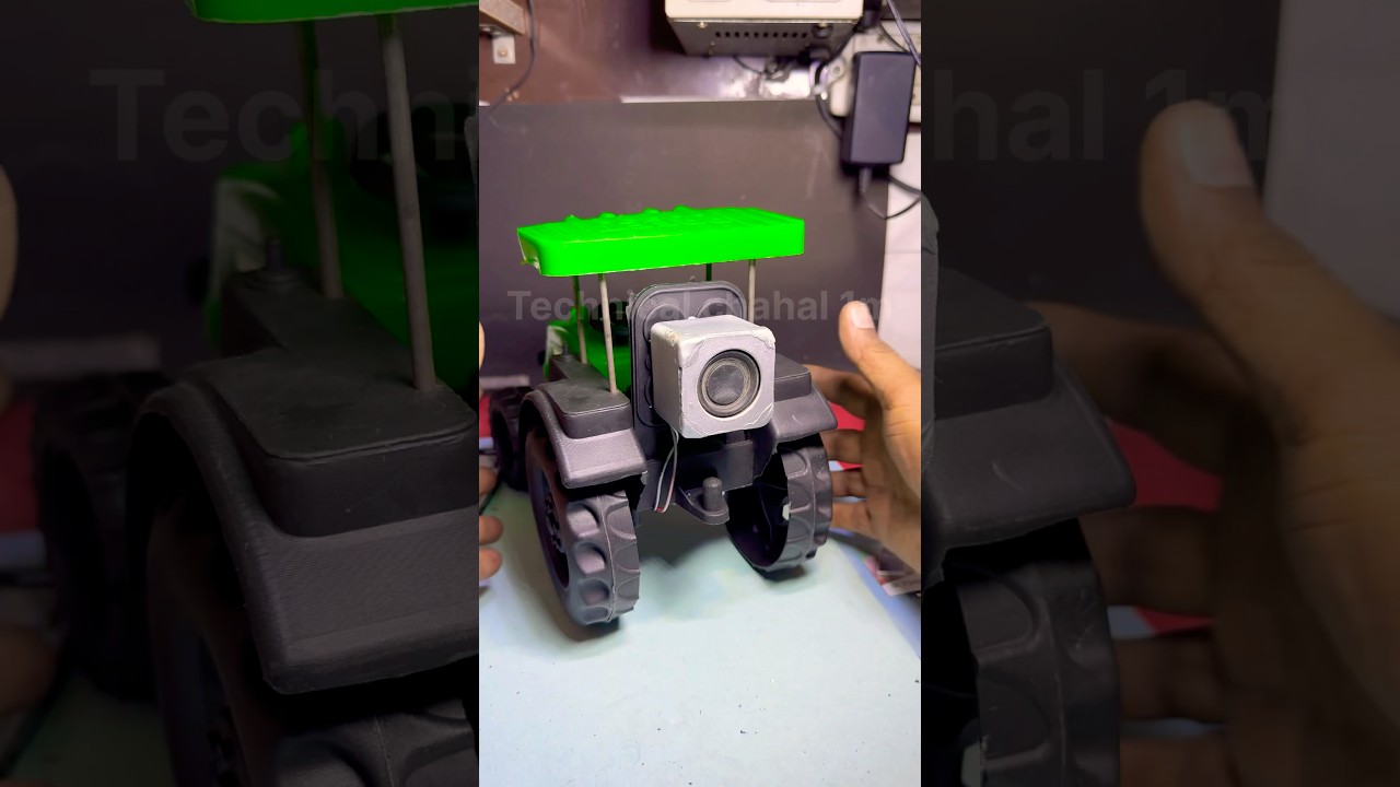 How to install dj for mini toy tractor 