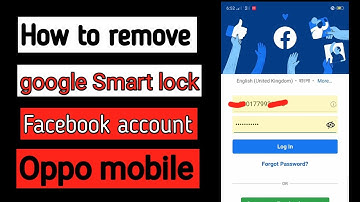 How to Remove Google Smart Lock from Your Android Phone! Facebook account