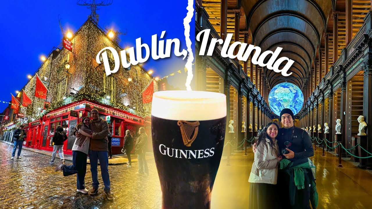 DUBLÍN, IRLANDA 🇮🇪 Pubs famosos, Guinness y el libro más antiguo del mundo  