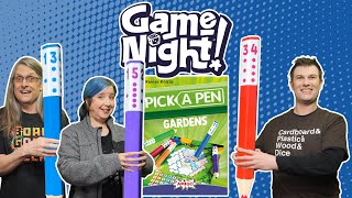 Pick a Pen: Gardens - GameNight! Se11 Ep42 - How to Play and Playthrough