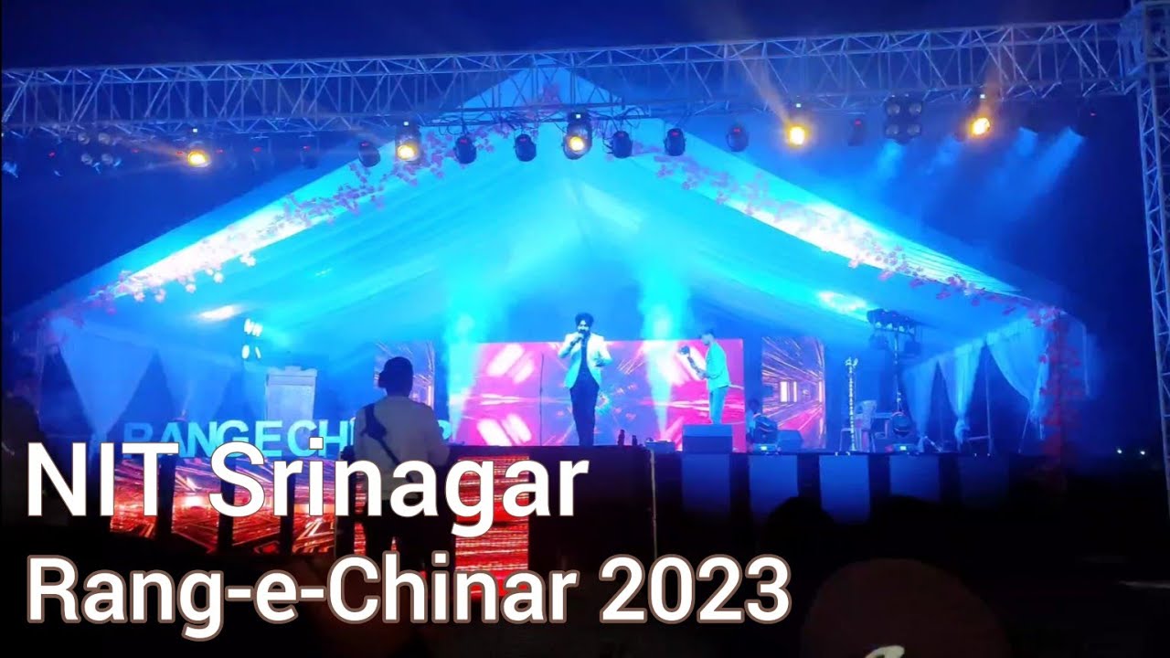 Srinagar Rappers NIT Srinagar cultural fest 2023 || Rap singing || Rang-e-Chinar || # ...