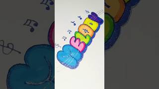 Beautiful 🫧Bubble Letter✍️ Writing | Calligraphy Art #art #lettering #howto #shorts #calligraphy