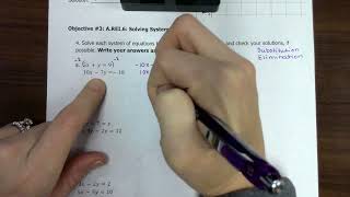 Algebra 1 Chapter 4 Review #2,3,4 (A.REI.6)