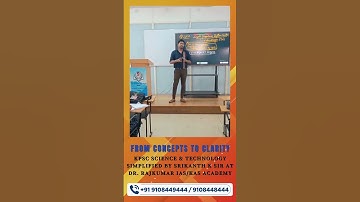 From Concepts to Clarity | KPSC S&T Simplified by Srikanth K Sir | Dr. Rajkumar IAS/KAS Academy