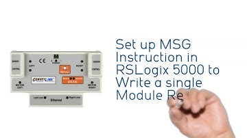 How to use RSLogix 5000 MSG Instruction with ConveyLinx