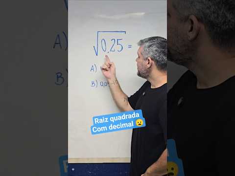 Sabe essa de raiz quadrada?