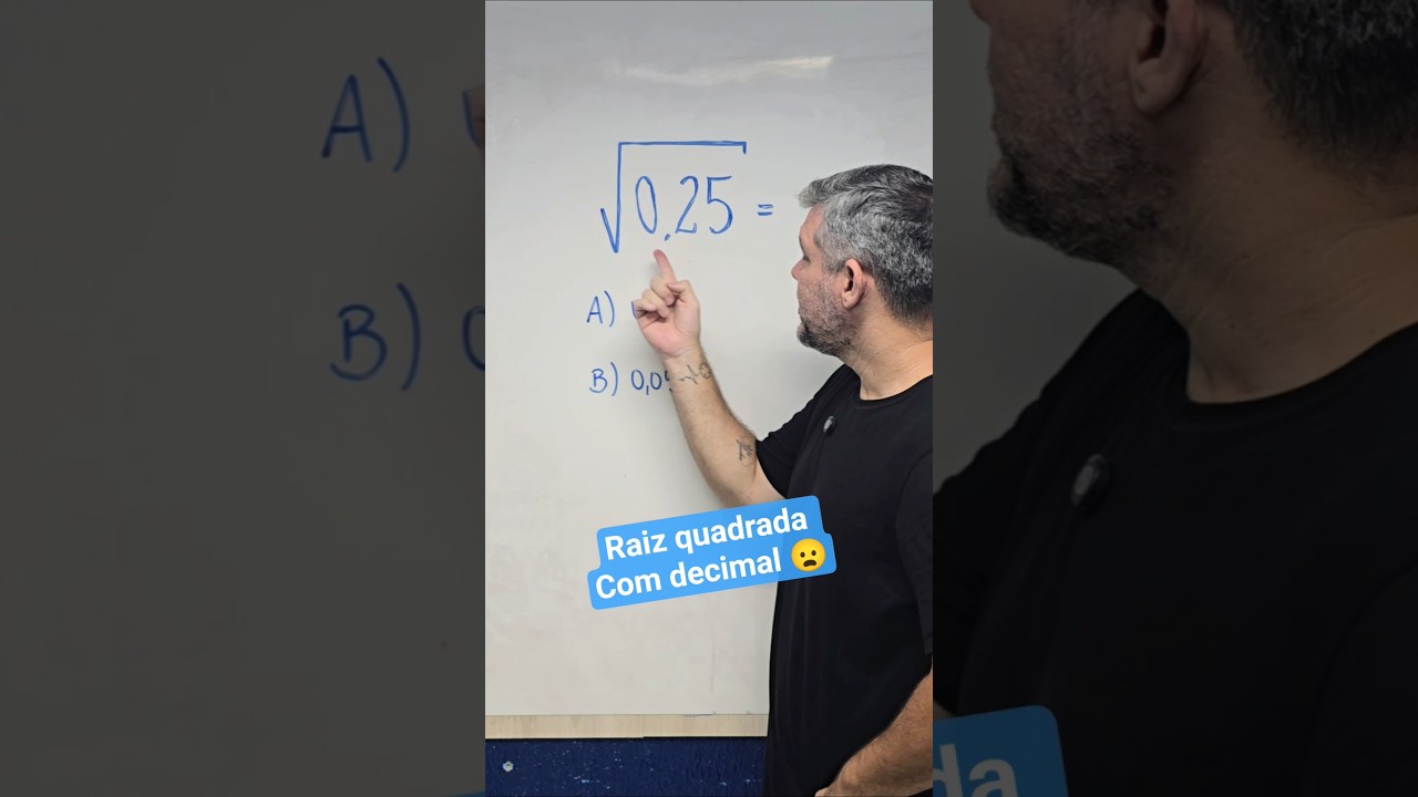 Sabe essa de raiz quadrada?