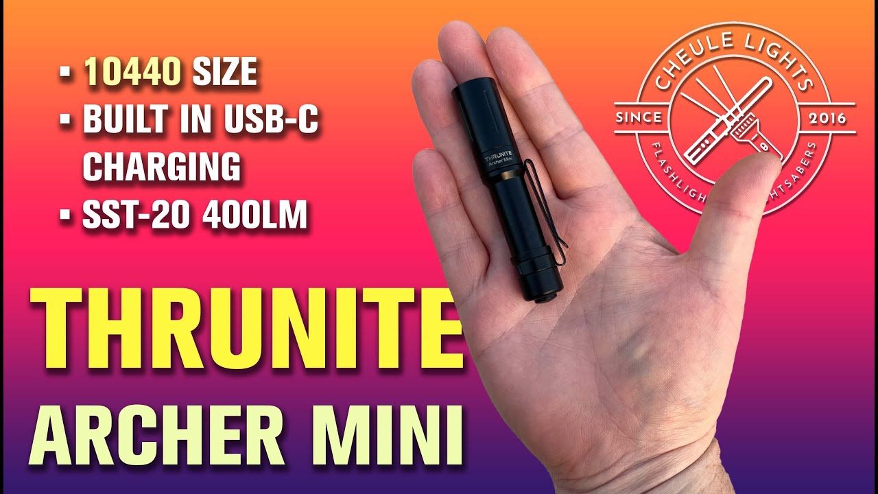 ThruNite Archer Mini - Tiny 10440 sized edc with built-in charging