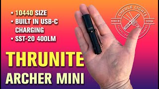 Thrunite Archer Mini - Tiny 10440 Sized Edc With Built-In Charging
