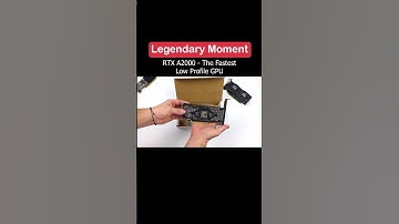 This GPU is the fastest low profile GPU! #gpu #rtx #legendary #moment #tiny #graphicscard #shorts