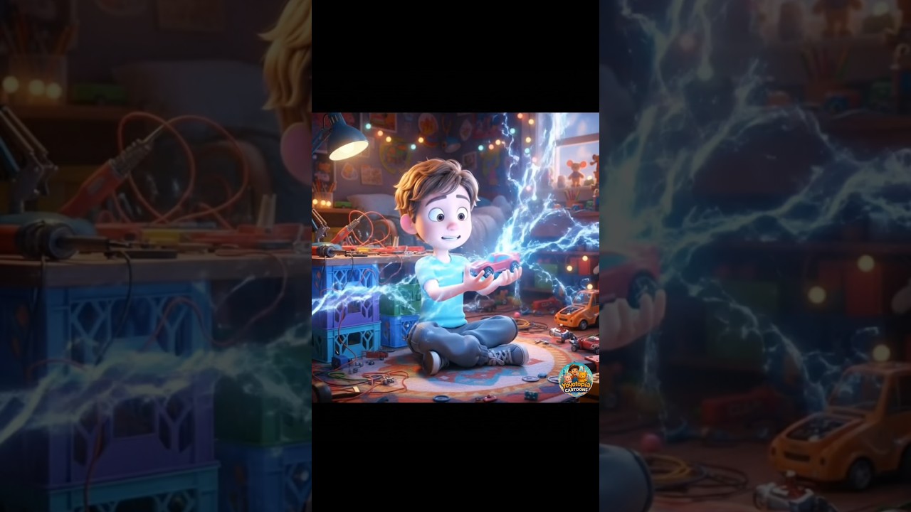 قصة اكتشاف البطل رعد لقوته الخارقة لأول مرة.. #yoyotopia #يويوتوبيا #cartoon #قصص_أطفال #كارتون