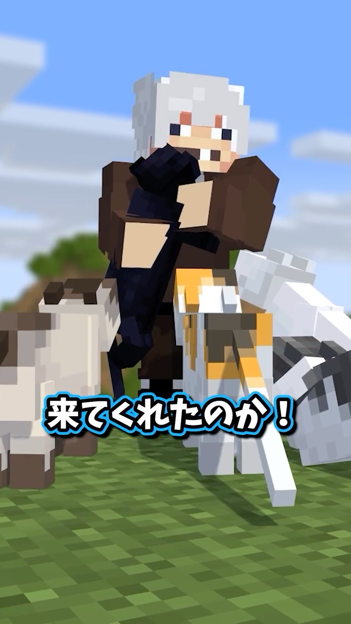 The Leader and the Cat Returns #MinecraftAnime #Minecraft #shorts