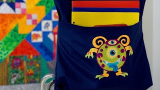 Over the Chair Organizer & FREE PATTERN for the Classroom (as seen on Keloland Living)