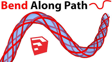 Bend Along Path in SketchUp - TutorialsUp