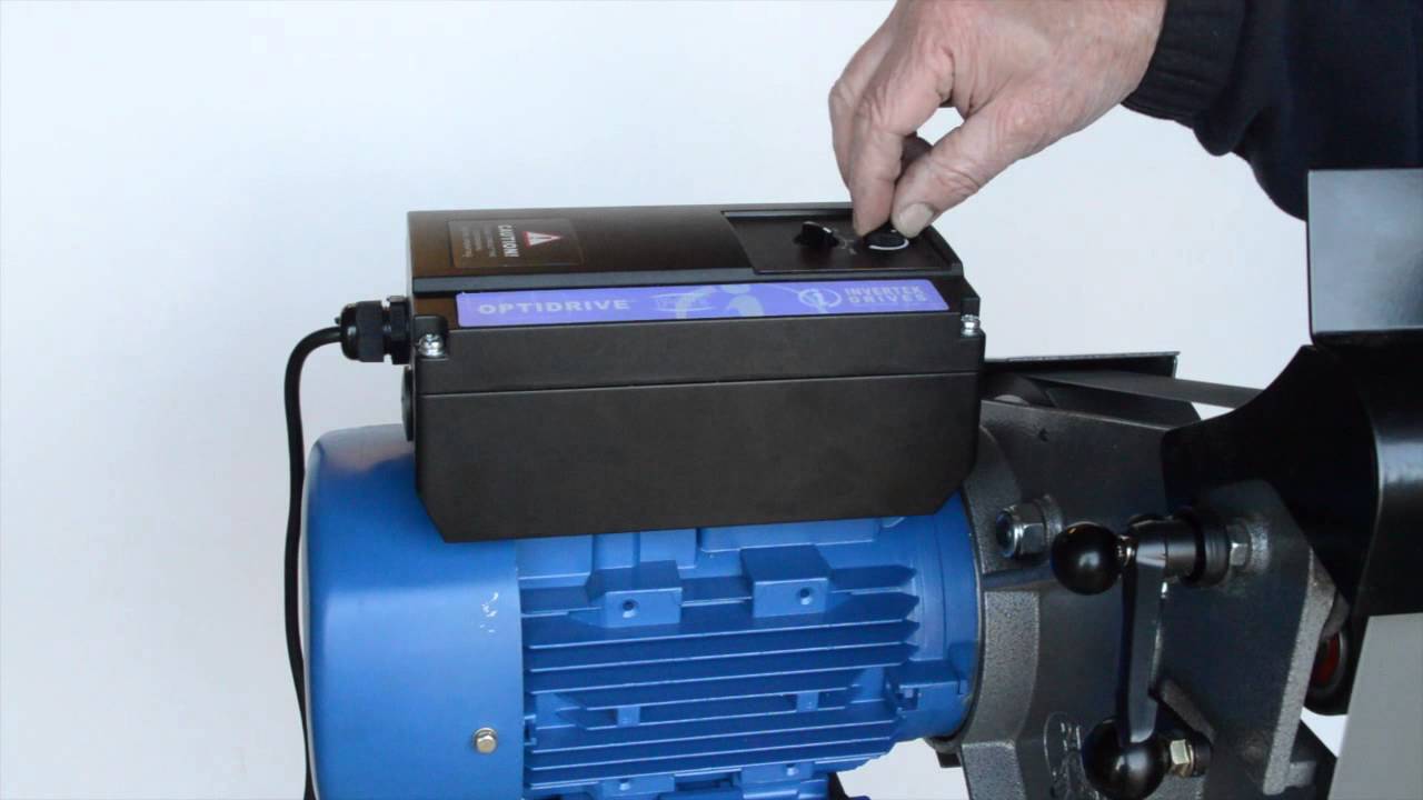 Belt Grinder Variable Speed Unit demo YouTube