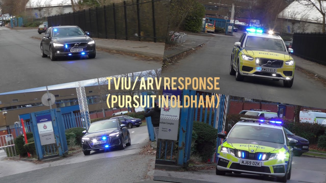 TVIU/ARV Respond To a police chase in oldham.