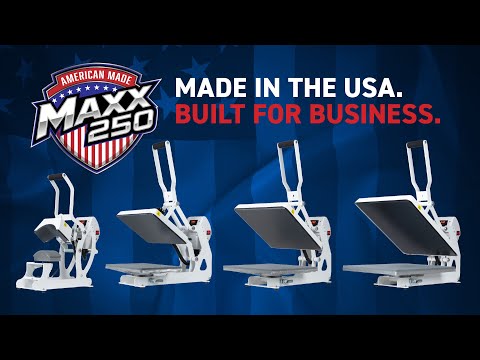 MAXX® 250 Heat Press | USA-Made Hotronix® Clam Press
