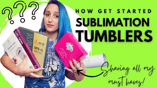 Supplies you NEED to get started with Sublimation — Alison Crafts