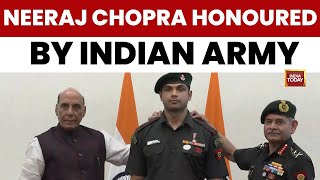 Golden Arm Gets New Stripes Neeraj Chopra Now An Honorary Lieutenant Colonel In Indian Army
