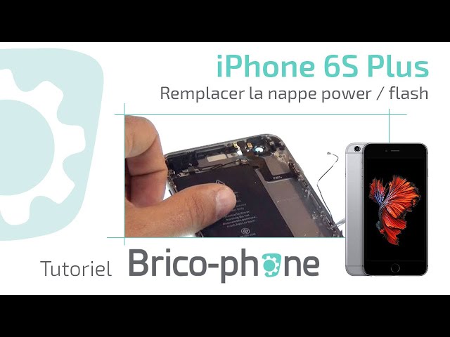 Nappe Bouton Power IPhone 6 On Off Flash Micro Plaque Métal Montage
