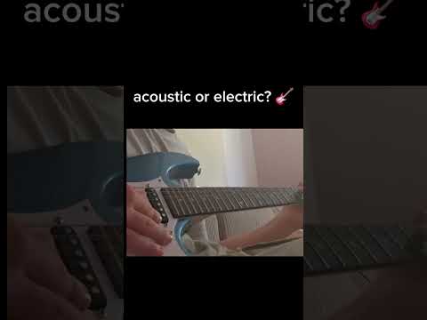 Acoustic or electric guitar 🎸