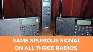 Vatican Radio spurious signal 2275 kHz on XHDATA D-808, D