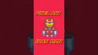 • MINECRAFT - PIXEL ART " IRON MAN "