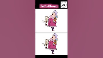 Spot 3 Difference -(part-12) #viralshorts #quiz  #youtubeshorts     #shorts #puzzle