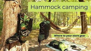 Q&A  /  Episode 3  /  How to store your pack and gear when hammock camping