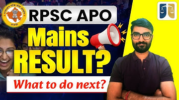RPSC APO Mains Result 2025 OUT | What to Do Next? Complete Guidance
