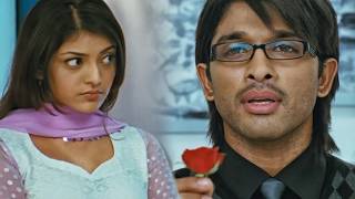 अल्लू अर्जुन ने काजल अग्रवाल को सभी के सामने I Love You कहा | Arya 2 Movie Best Scene