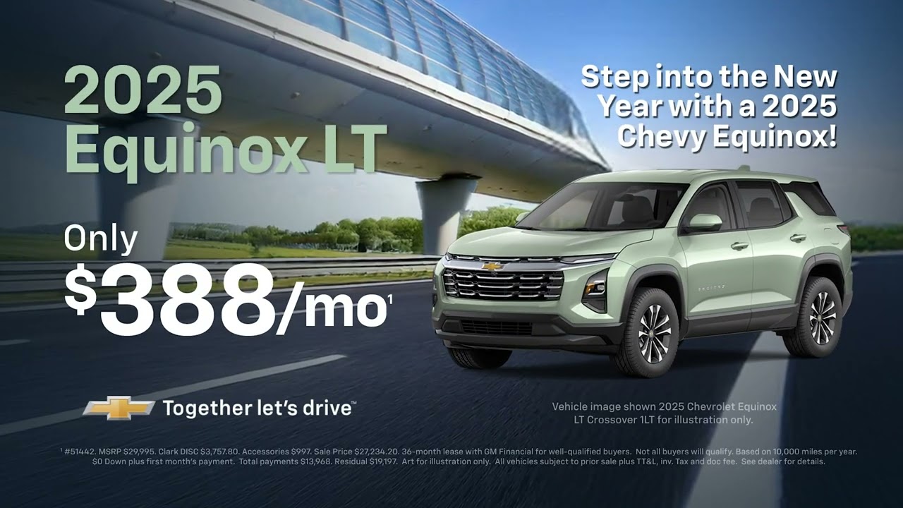 Clark Chevrolet Equinox Specials - Jan 25