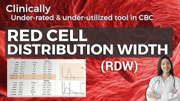 Red cell Distribution Width (RDW): What is it and what are its uses?