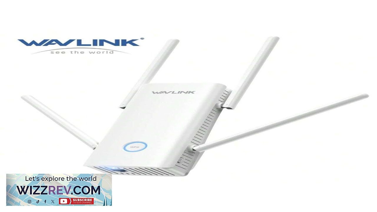 WAVLINK Wi Fi 6 Repeater AP Router Wifi Extender With Ethernet Port 160MHz Bandwidth 4x5dBi