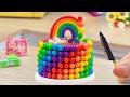 Best of Miniature Rainbow Cake | Beautiful Miniature Rainbow Cake Decorating Ideas 💗