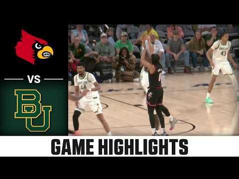 Baylor vs. Louisville Game Highlights | 2025-26 ACC Men's Basketball