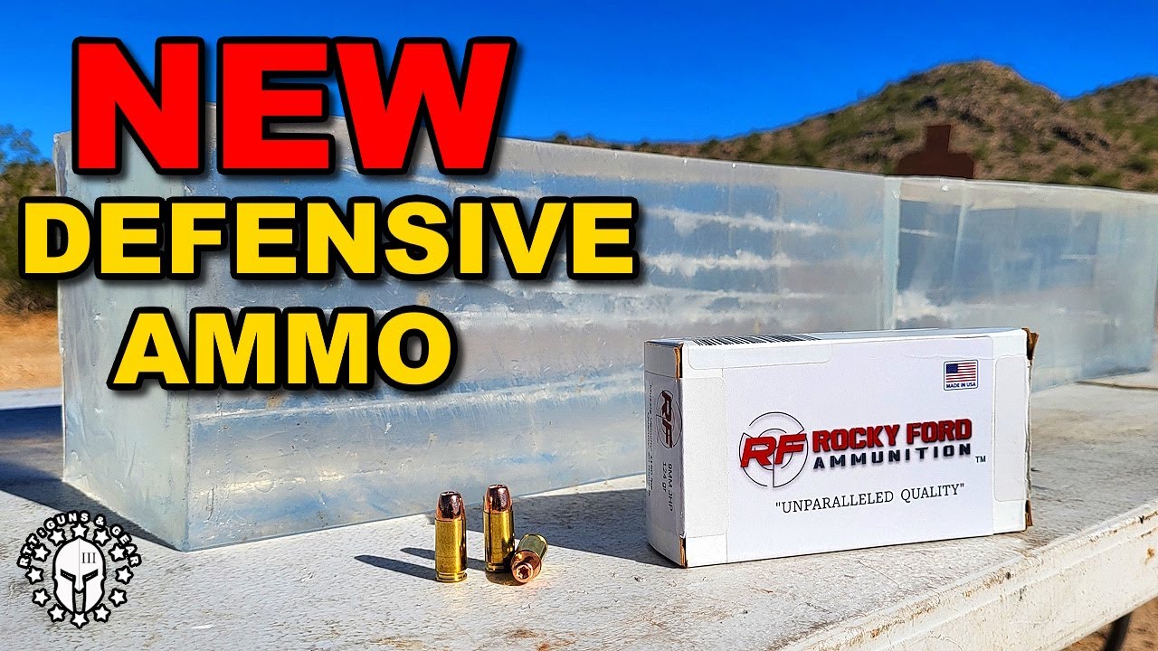 Тест баллистического геля для патронов 9 мм с полой головкой: Rocky Ford Ammo
