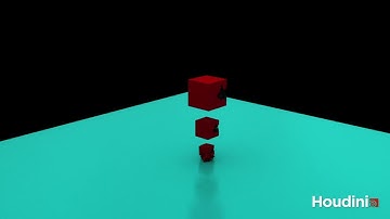 Houdini RBD Simulation || My First Houdini(Karma) Render