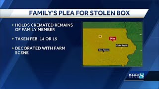 Iowa family to thief: Give back our dad's cremated remains