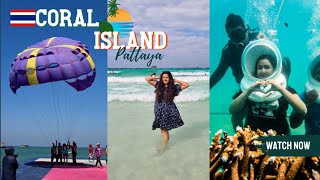 Can you travel to Coral Island Pattaya on a Budget? 💸 | Water Sports, Beach and Pattaya NightLife