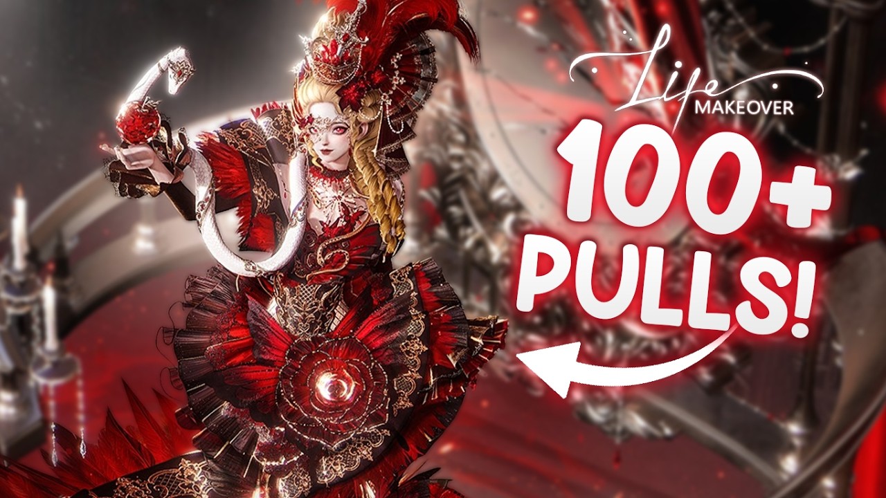 I Did 100+ Pulls in Life Makeover! 👀🤍Scarlet Void