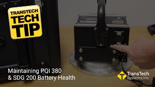 Maintaining PQI 380 & SDG 200 Battery Health