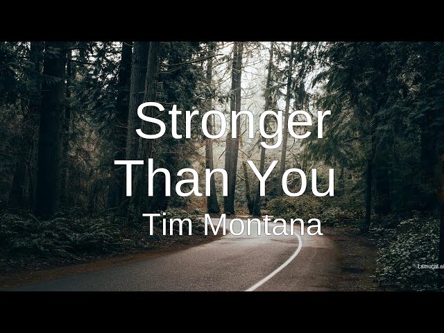 Tim Montana - Stronger Than You [Lyric Chord Video] class=
