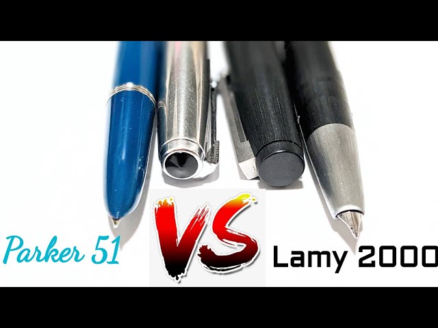 Lamy 2000 VS Parker 51! - YouTube