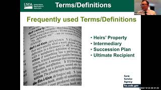 Applying to Become an FSA Intermediary for the Heirs' Property Relending Program 2.0